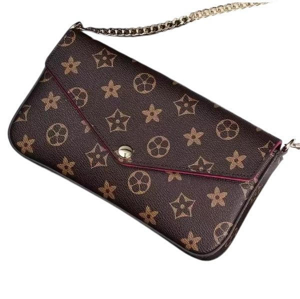 

multi felicie pochette women chain bags luxury designer purses wallet messenger leather handbags shoulder crossbody bag coin purse key pouch