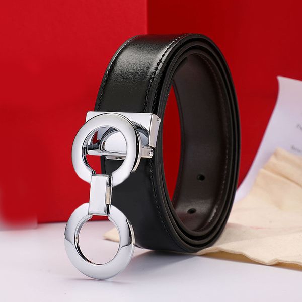 

fashion men designer belt leather luxury belts black brown semimatte leather adjustable fashion female accessories suitable for any occasion