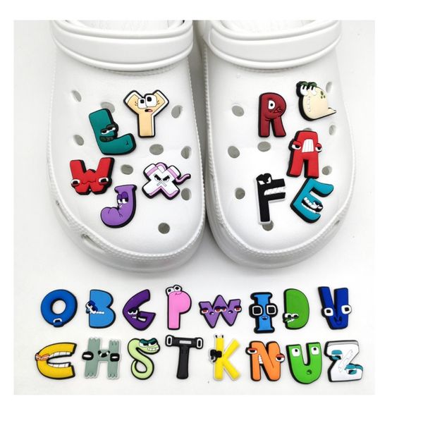 

pvc shoe charms kids gift pack charm for shoes popular designer croc charm wholesale cartoon toy garden shoes flower letters toy, White;pink