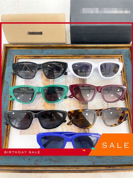 

luxury brand mens sunglasses uv400 designer brands 2023 new cat's eye women's ins blog main street p shades fashion, White;black