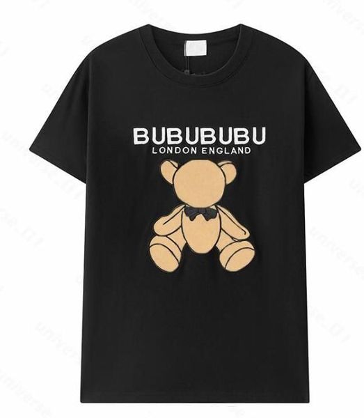 

2023 designers summer mens t-shirts tees apparel womens casual chest letter t shirt luxury clothing street shorts sleeve clothes bur, Black;brown