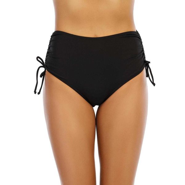 

wholesale triangle swimsuit swimming trunks womens high elastic, White;black