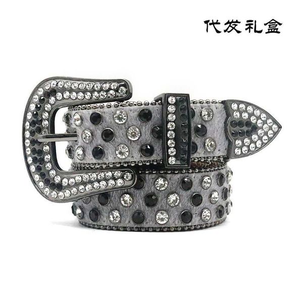 

belts adhesives belt glass high-grade nail bead inlaid with gun color pu plush alloy pin buckle personality small crowd hip-hop sweet, Black;brown
