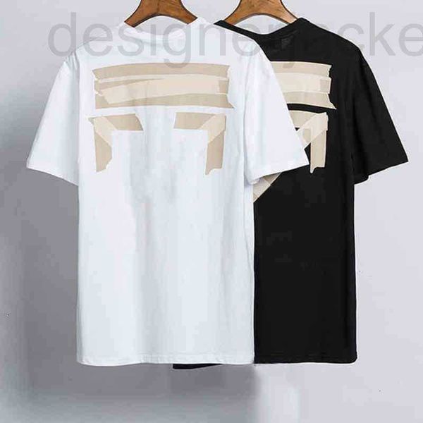 

men's t-shirts designer fashion classic luxury mens t shirts offer summer women loose t-shirt tees letter arrow oil painting tshirts 2, White;black