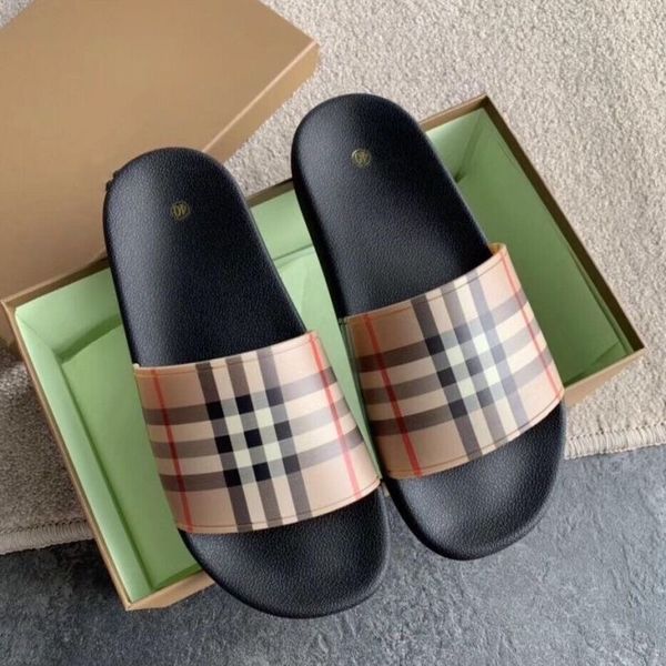 

2023 classic slippers women men's sandals quality fashion slippers fashion sandals men's and women's slippers flats slippers, Black