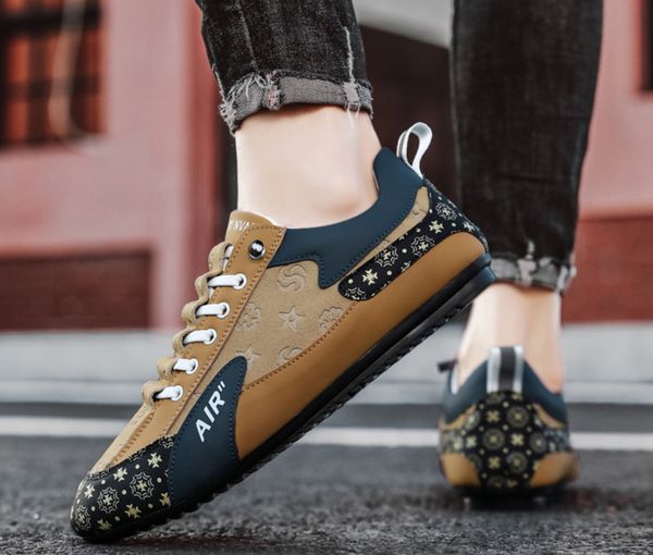 

men casual shoes 2023 fashion men shoes old beijing cloth shoes men comfortable loafers slip on men's flats sneakers male shoes, Black