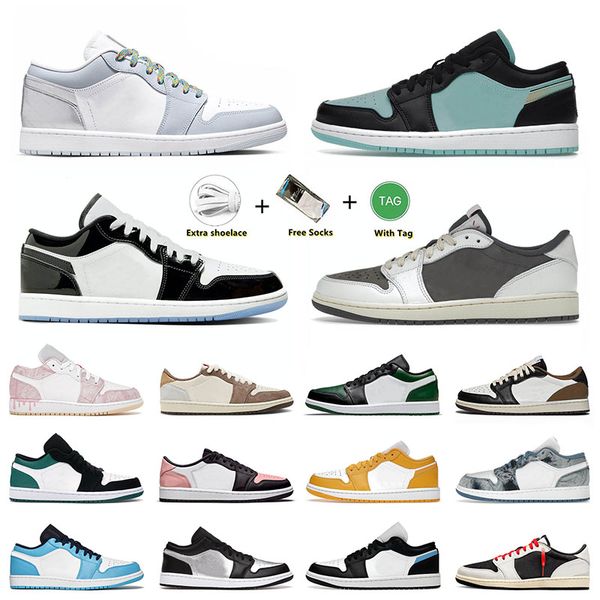 

designer 1 1s men basketball shoes jumpman tear away silver mens women black phantom panda stage haze j1 tennis outdoor sneakers 36-46