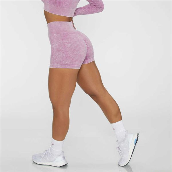 

nxy yoga outfit sport shorts seamless workout high waist push up tummy control female running fitness sportwear 220523, White