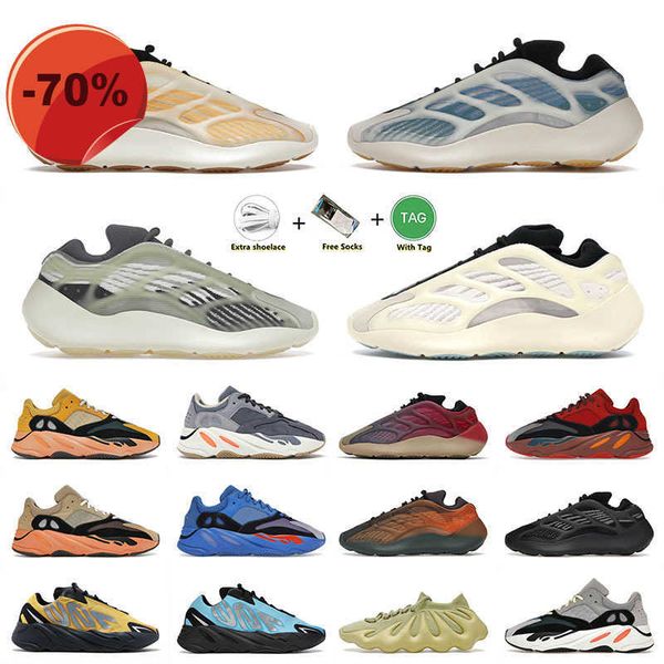 

sandals fashion og sneakers 700 v3 running shoes fade salt azael kyanite cloud white 700s v2 hi-res blue enflame amber cream tennis sneakers, Black