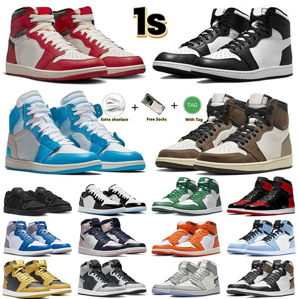 

new og travis scot. 1s men basketball shoes og 1 high black white 85 jumpman lost and found true blue phantom low concord unc trainers