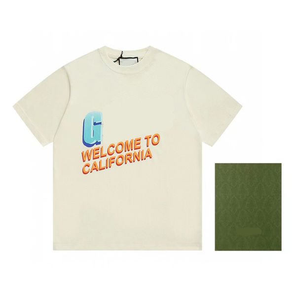 

2023 new high grade designer cotton printing short sleeve round neck panel t-shirt eu size color black white designer tee fashion eu size, White;black