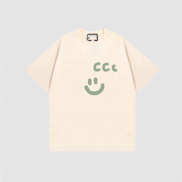 

men's t-shirt- 2023 fashion design ggity men's t-shirts womencotton wrinkle proof printed letter logo casual couple clothing 016-0, White;black