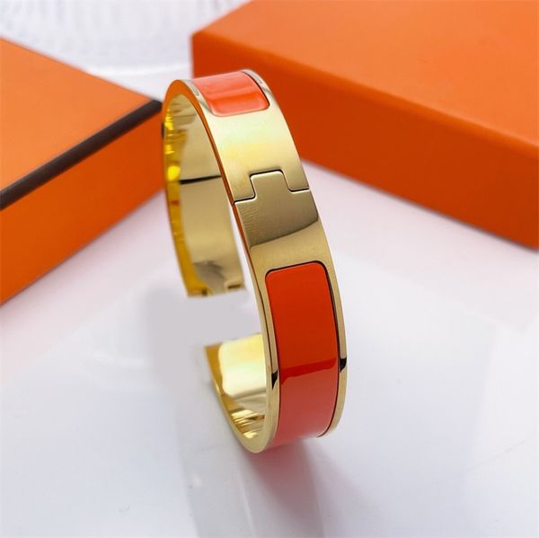 

love bangle enamel luxury bracelets 18k gold plated cuff letter clasp jewelry homme multicolor exquisite teen girls ornaments h bracelets de, Black