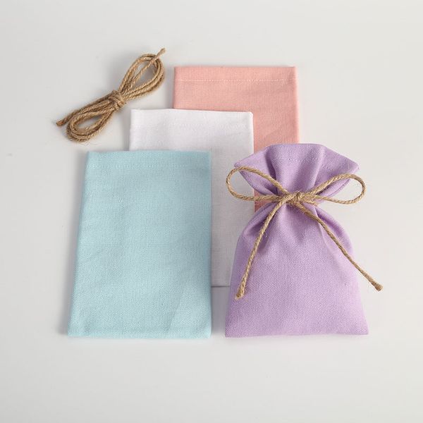

packaging jewelry pouches storage bags with rope for christmas wedding party necklace bracelet beaded pendant, Pink;blue
