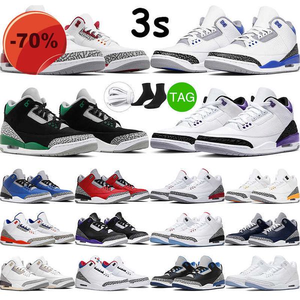 

dress shoes men women basketball shoes 3s unc racer blue pine green throw line 2023 jumpman 3 cardinal red black cement varsity royal outdoo