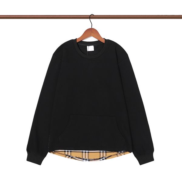 

2023 men's ladies designer bag sweater fashion trend represents hoodie black and white printed letter 3lq6 e8ct