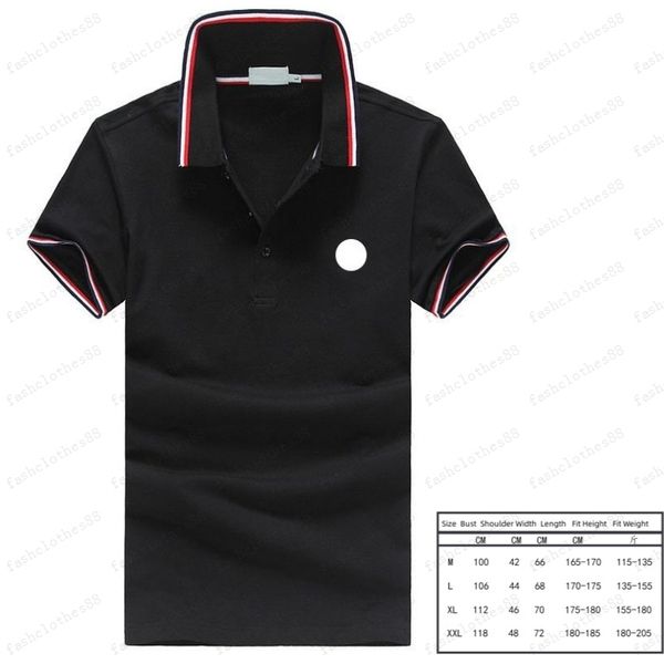 

shirts stylist polo new luxury mens brand mens designer polo t shirt summer fashion breathable short-sleeved lapel casual zqof, White;black