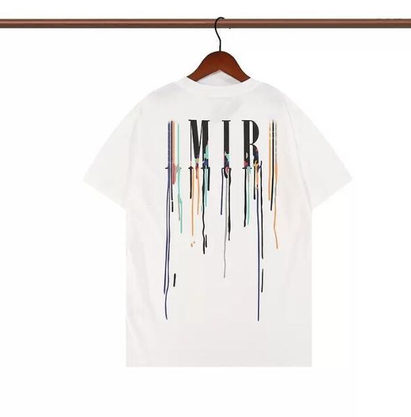 

colors mens for t-shirts men short sleeve leather alphabet embroidery colorful splash ink graffiti alphabet slogan print fog high street t-s, White;black