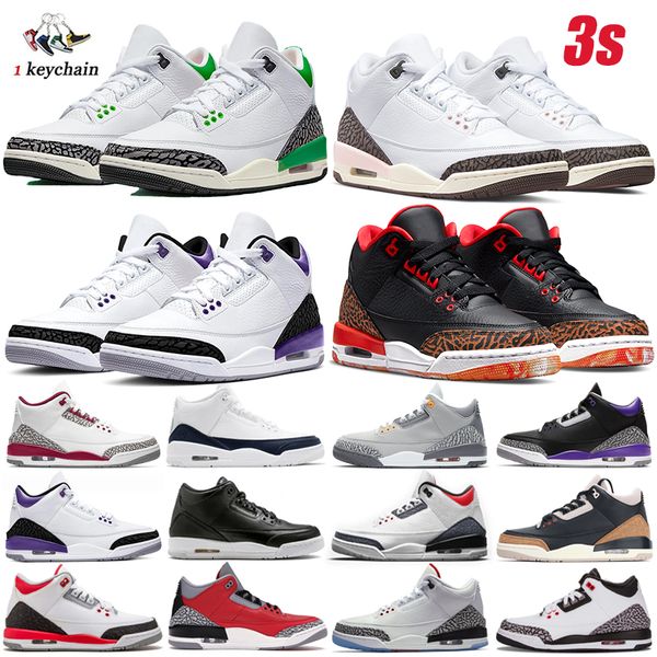 

men women basketball shoes jumpman 3s trainers wmns lucky green denim fire red cool grey new seoul knicks rivals sport blue sneakers wtih bo