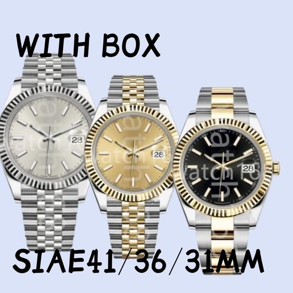 

mens watch designer watches datejust 41mm date just automatic watch sapphire waterproof wristwatch montre de luxe, Slivery;brown
