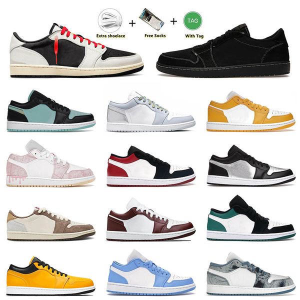 

sandals with box shoes travis scoot men jumpman 1 1s black phantom low ts reverse mocha panda washed denim stage haze women sneakers