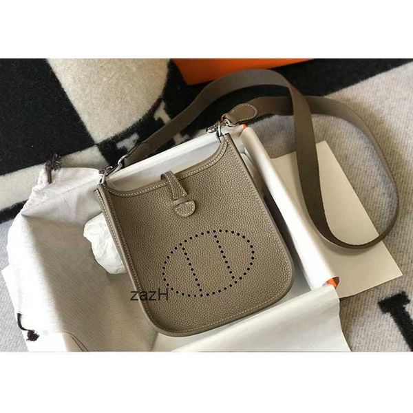 

messenger herme bags 2023 evelynes tote bag hand wax thread mini leather women's single shoulder togo bucket evelyn lg9y