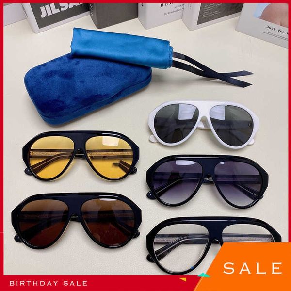 

luxury brand sunglasses uv400 g's new to-ad large frame are fashionable the same for men women popular on ins shades fashion, White;black