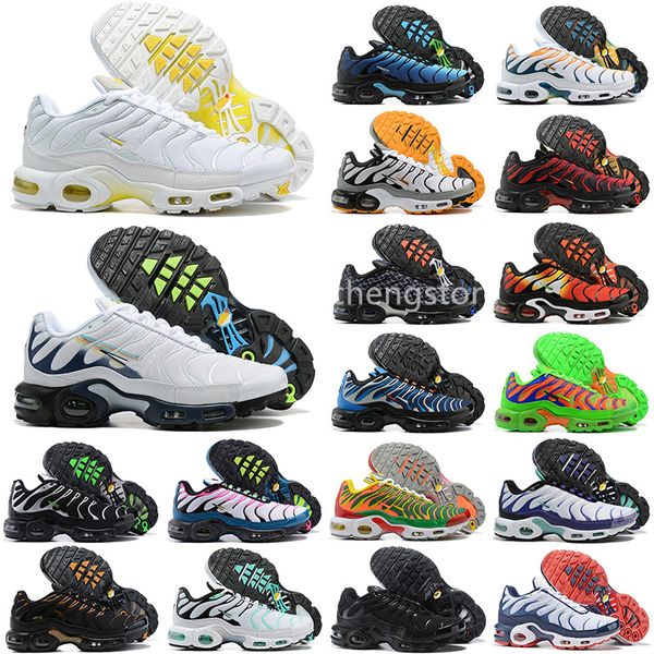 

male tn plus running shoes mens se ultra mens stripes white blue designer sneakers retro tns classic outdoor trainers size 40-46 b04, White;red