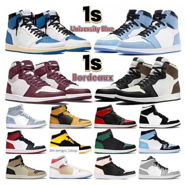 

authentic jumpamn 1 basketball shoes 1s rust shadow men woman black light army sail fresh mint 555088-033 obsidian hyper air jorde designer