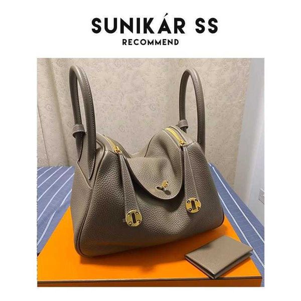 

designer herme lindi bags online outlet 2023 cow skin litchi pattern bag doctor's leather women's shoulder togo medicine