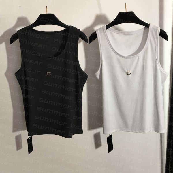 

women breathable cotton tees summer sport tank casual knitted designer yoga, White