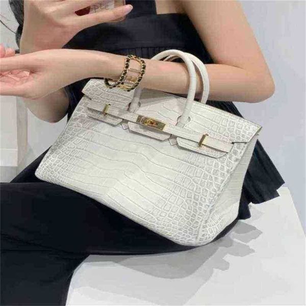

himalayan birkins handbags handbag crocodile pattern platinum women commuter versatile portable genuine leather