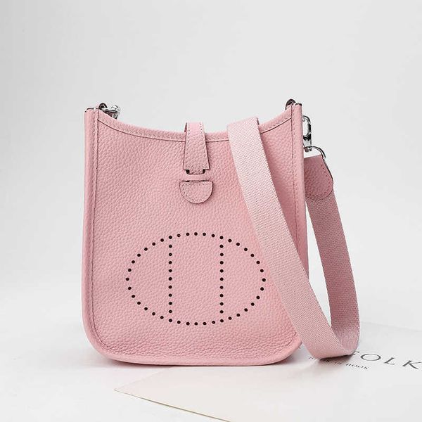 

handbags h bags leather her evel shoulder lyn mus mini luxury leisure casual high layer togo cow leather bucket bag genuine leather womensb