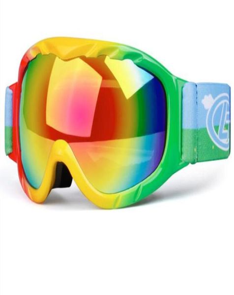 

whole spherical doublelayer antifog children ski glasses children ski goggles outdoor climbing ski goggles 2099950