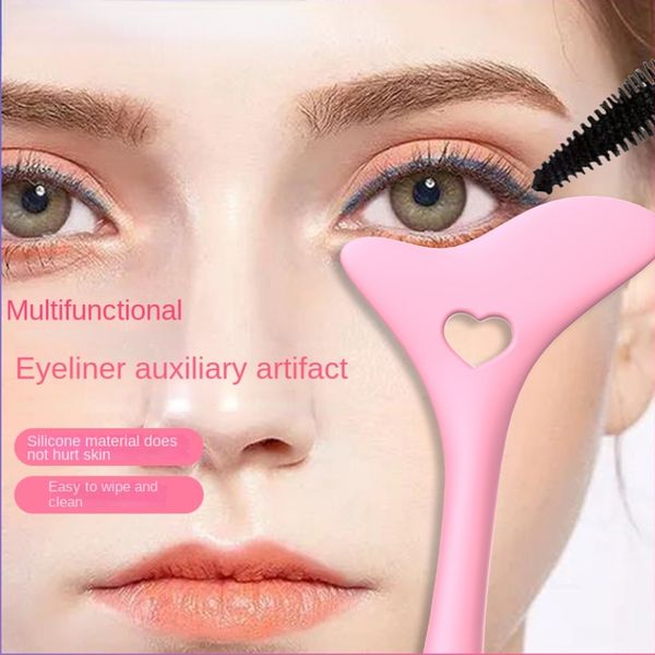 

makeup brushes silicone eyeliner stencils wing tips marscara drawing lipstick wearing aid face cream mask applicator makeup tool resusable