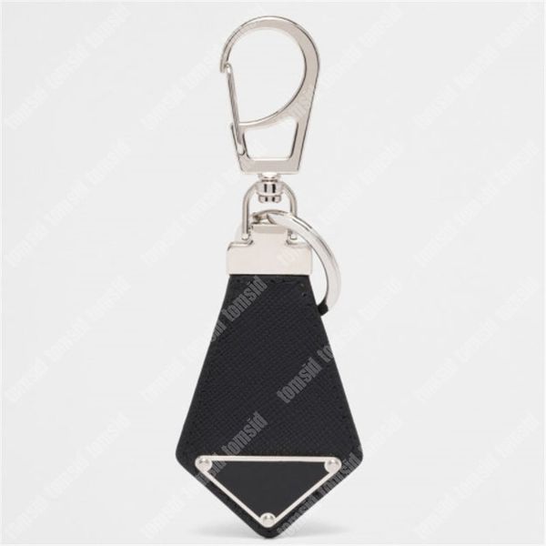 

keychains mens designer keychain fashion keyrings for woman black leather luxury key chains lanyards car key ring bag charm202y, Silver