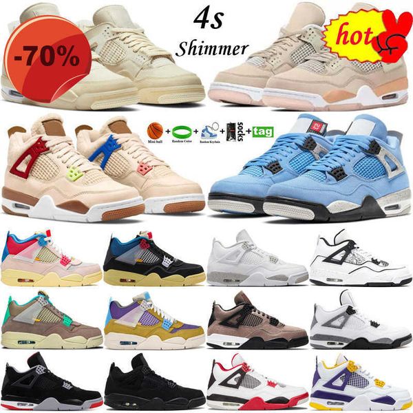 

sandals jumpman 2022 4 og 4s shimmer sail mens basketball shoes university blue the wild things military black fire red oreo diy men sports