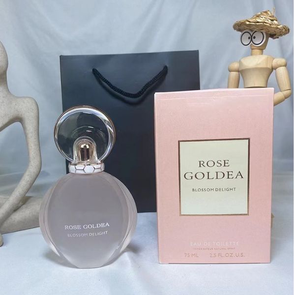 

75ml women perfume eau de parfum women rose goldea blossom delight long lasting