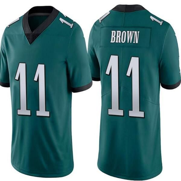 

jalen hurts devonta smith football jersey 11 a.j. brown haason reddick jason kelce cj gardner-johnson darius slay jr. brandon graham brian d, Black;red