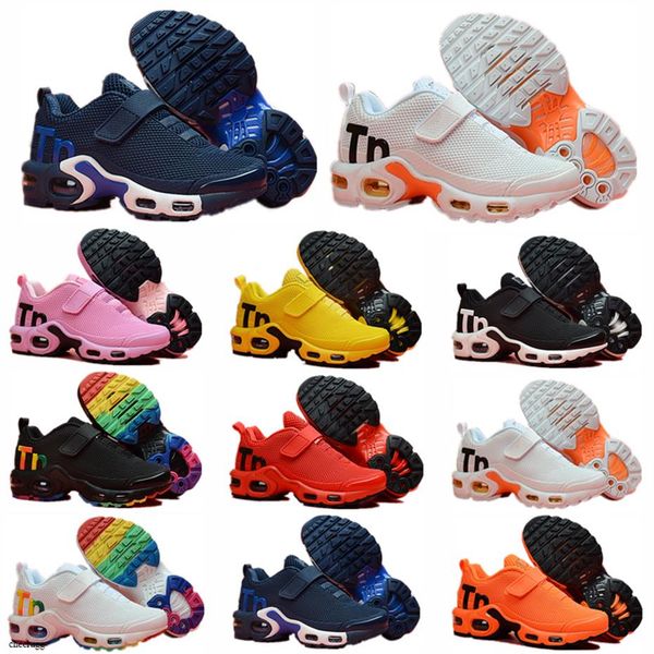 

kids plus tn youth girls greedy decon running shoes boys kid trainers chaussures rainbow blue fury pink sport sneakers size 28-35246e, Black