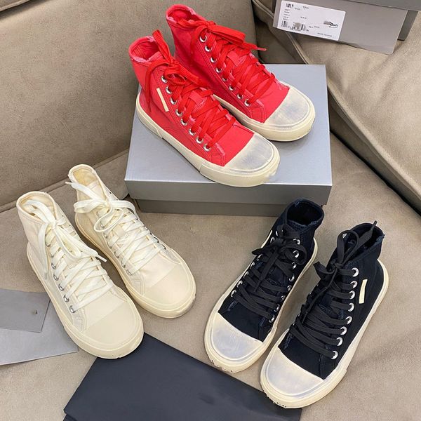 

designer triple s casual shoes paris high-sneakers for women retrofit platform black white red black light tan oreo mens trainers sports fas