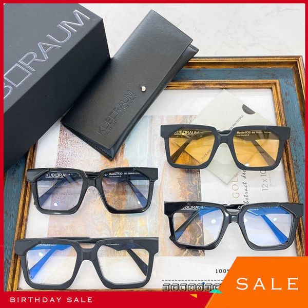 

luxury brand mens sunglasses uv400 designer brands german shades fashion personality square ins same style maske k30 kub, White;black