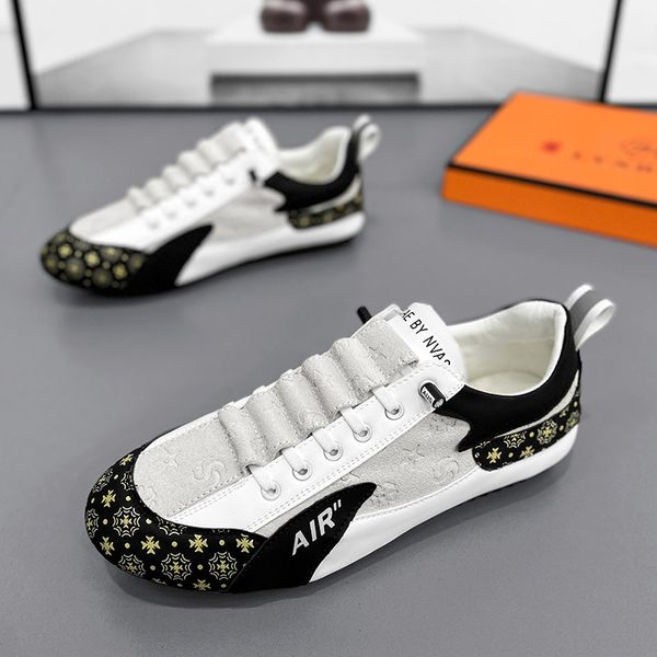 

2023 men shoes sneakers trend casual shoe men lace up breathable canvas male sneakers non-slip footwear men vulcanized shoes new, Black