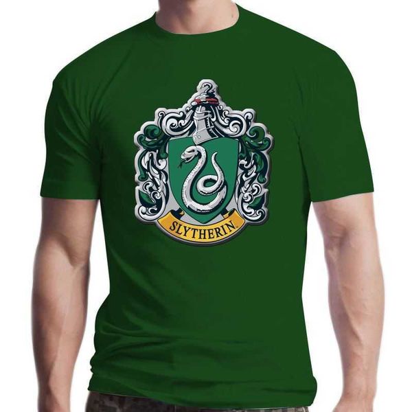 

men's t-shirts new men's funny slytherin t-shirts l230216, White;black