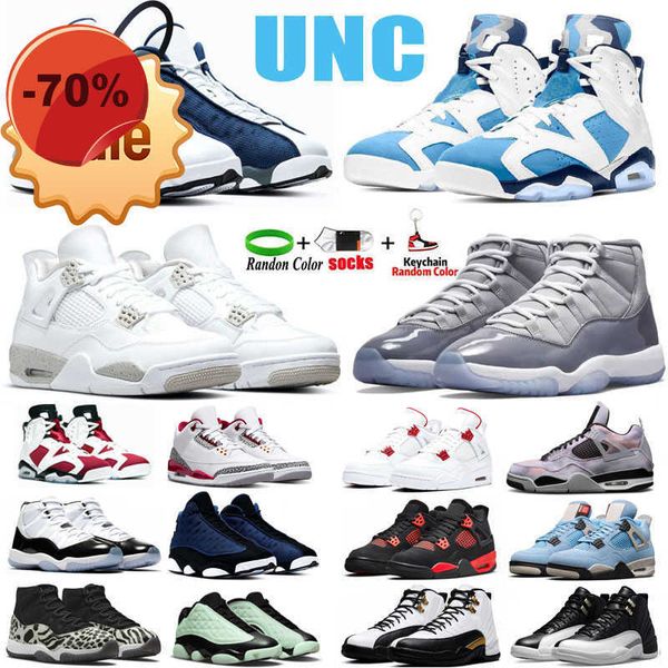 

sandals basketball 4s shoes mens unc 6s white oreo fire red bred patent 12s playoffs 13s flint men sport sneakers trainers size 5.5-13, Black