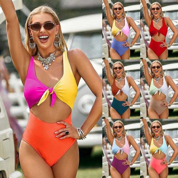 

personality bandage bikini triangle stylish beach swimming tide, White;black