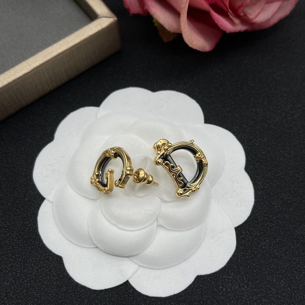 

luxury drip oil enamel stud earrings women earrings birthday gift, White