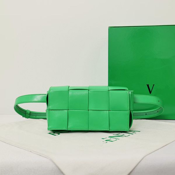 

designer bags fashion waist bag women purses weave shoulder messenger crossbody genuine leather brand tote with box.