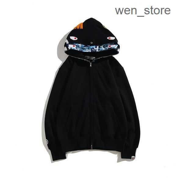 

2023s mens designer hoodie sweatshirts shark hoodies for men women stylist jacket 100% cotton hoody 10 ktdi, Black