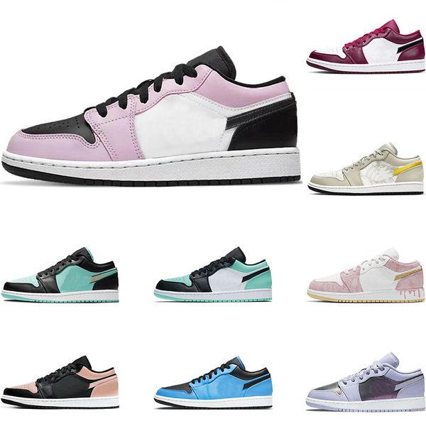 

jumpman 1 low basketball shoes 1s triple white shadow university blue unc black bred toe paris chicago light smoky grey mocha mens sneakers